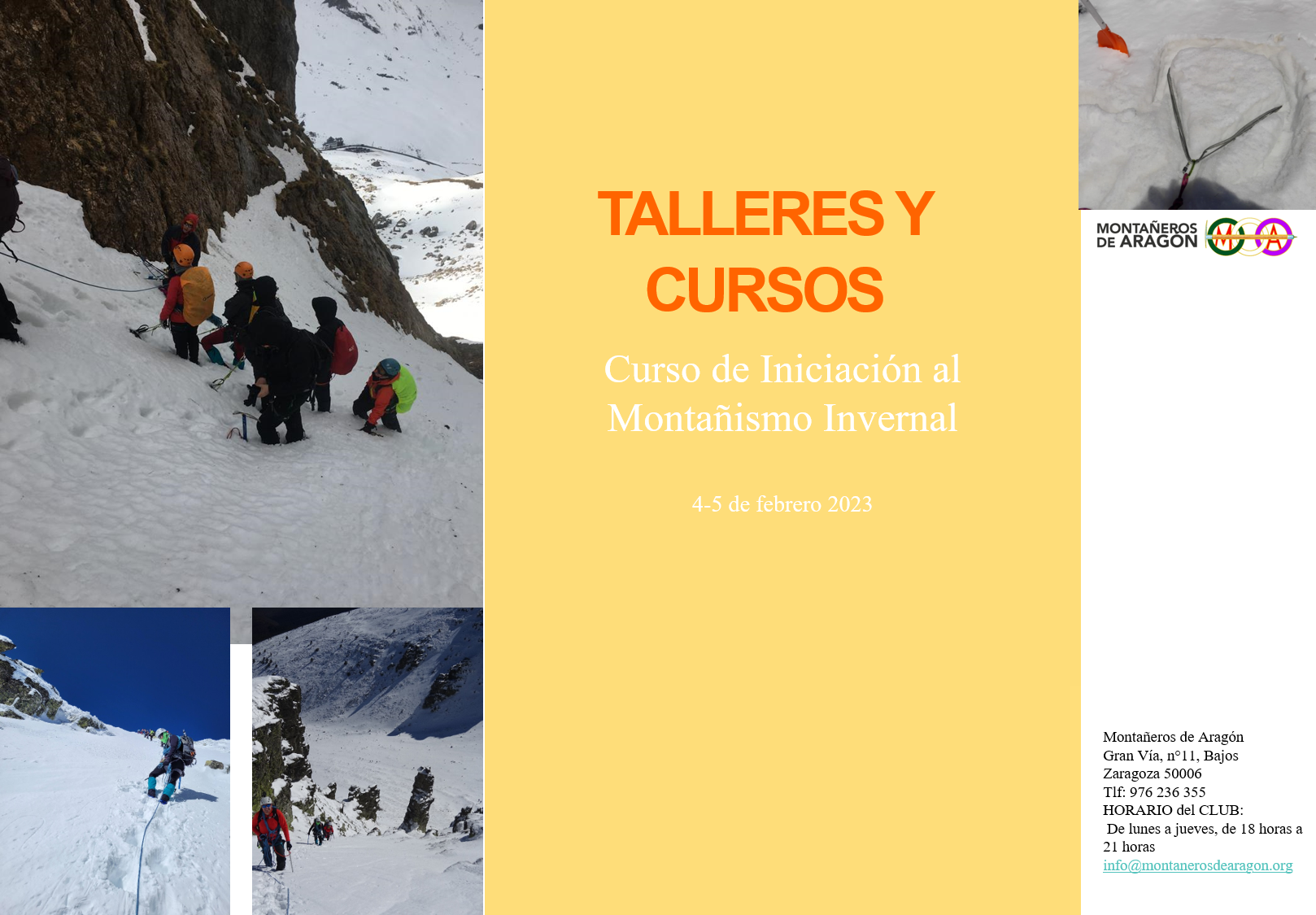 Curso de Introducción al Montañismo Invernal