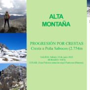 ALTA MONTAÑA: Progresión por crestas-Cresta a Peña Sabocos