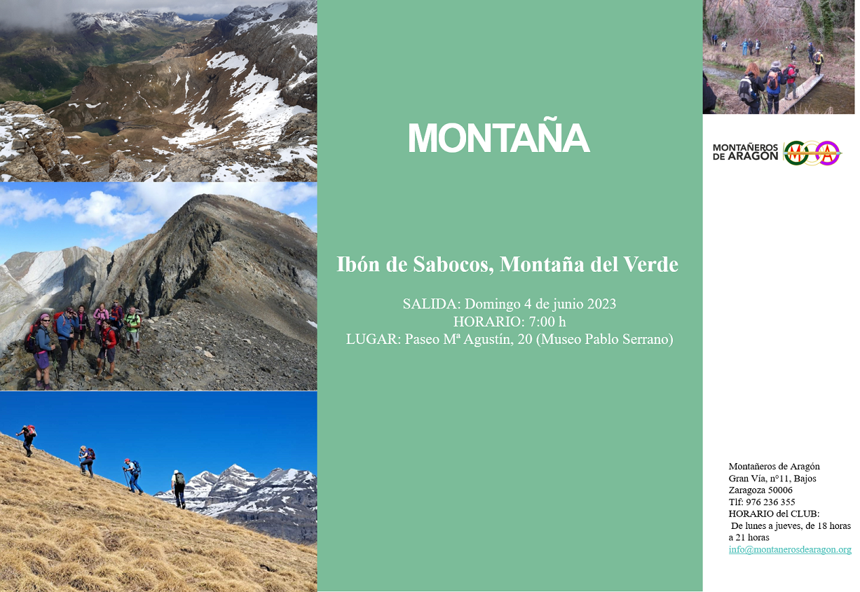 MONTAÑA: Ibón de Sabocos, Montaña del Verde