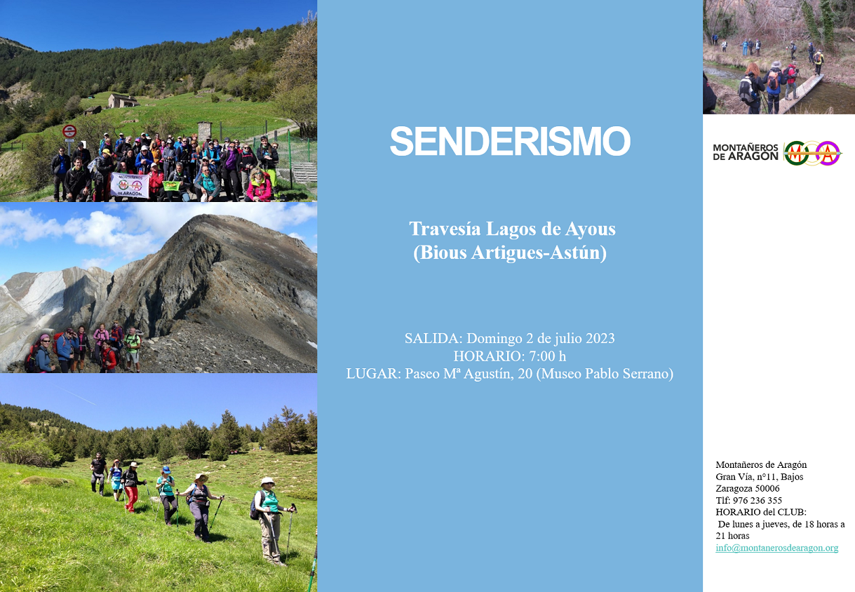 SENDERISMO: Travesía Lagos de Ayous (Bious Artigues-Astún)