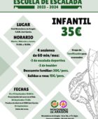 INICIO CURSO ESCUELA ESCALADA (6-18 años)
