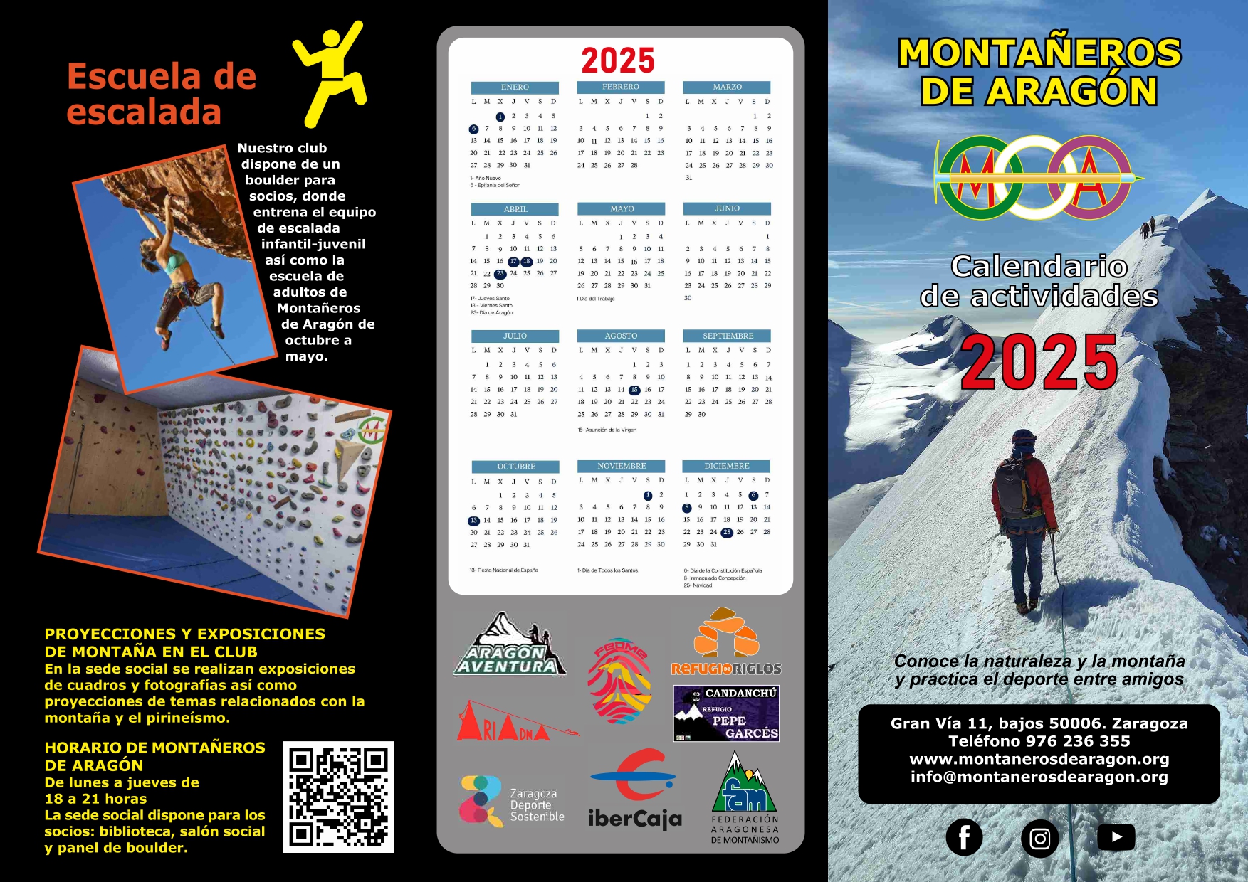 CALENDARIO DE ACTIVIDADES 2025