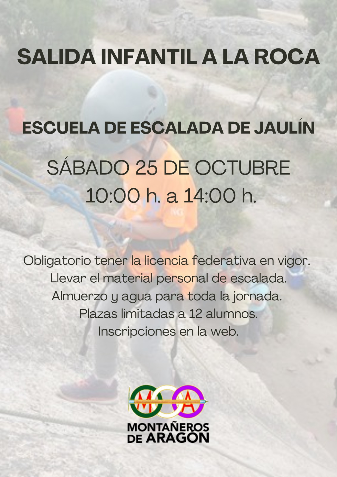 EEMA – SALIDA ESCALADA A ROCA