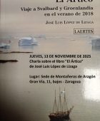 TERTULIA MONTAÑERA «El Ártico, viaje a Svalbard y Groenlandia en el verano de 2018»