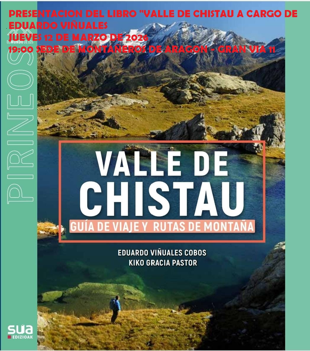 PRESENTACION – CHARLA DEL LIBRO «EL VALLE DE CHISTAU»