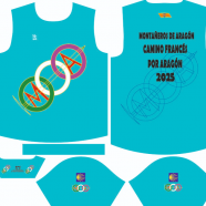 CAMISETA CAMINO FRANCES POR ARAGON