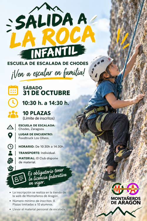 EEMA – SALIDA ESCALADA A ROCA INFANTIL
